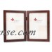 755957D Espresso Wood 5x7 Hinged Double Picture Frame   565604524